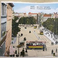 riga postcard gamle postkort